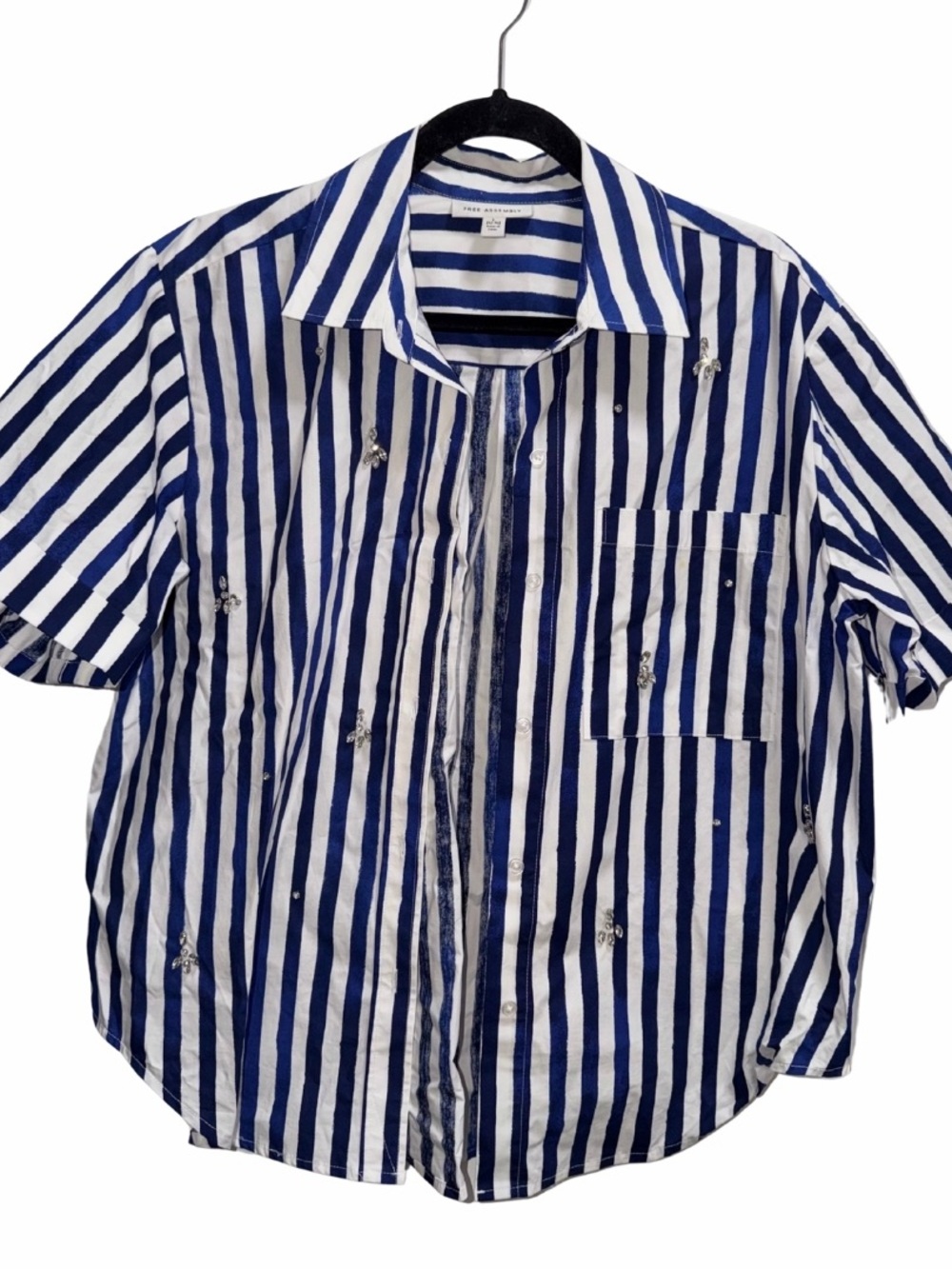 Free Assembly Blue & White Striped Matching Set - Picture 2 of 9